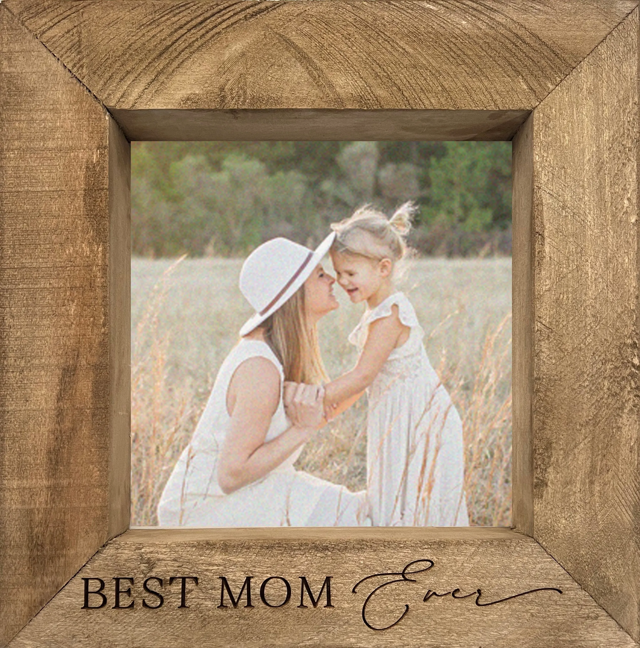 12x12 Mother's Day Engraved Timberwood Photo Frames