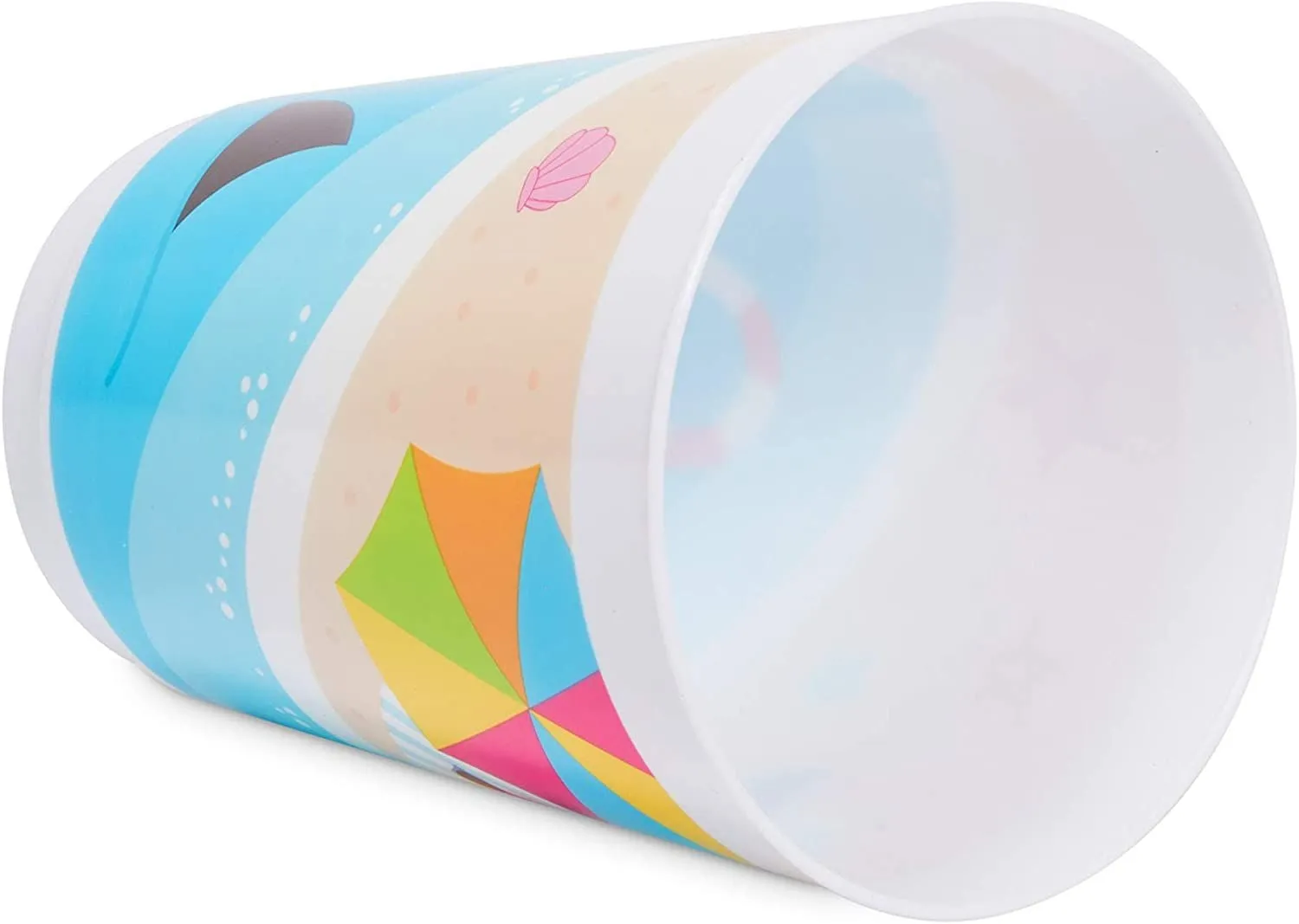 16 oz Plastic Beach Party Tumbler Cups (16 Pack)