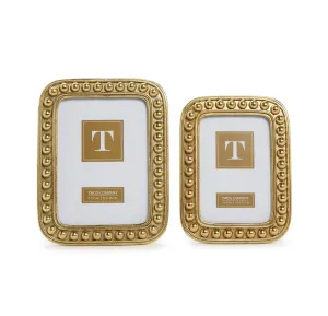 5x7 Gold Ball Photo Frame
