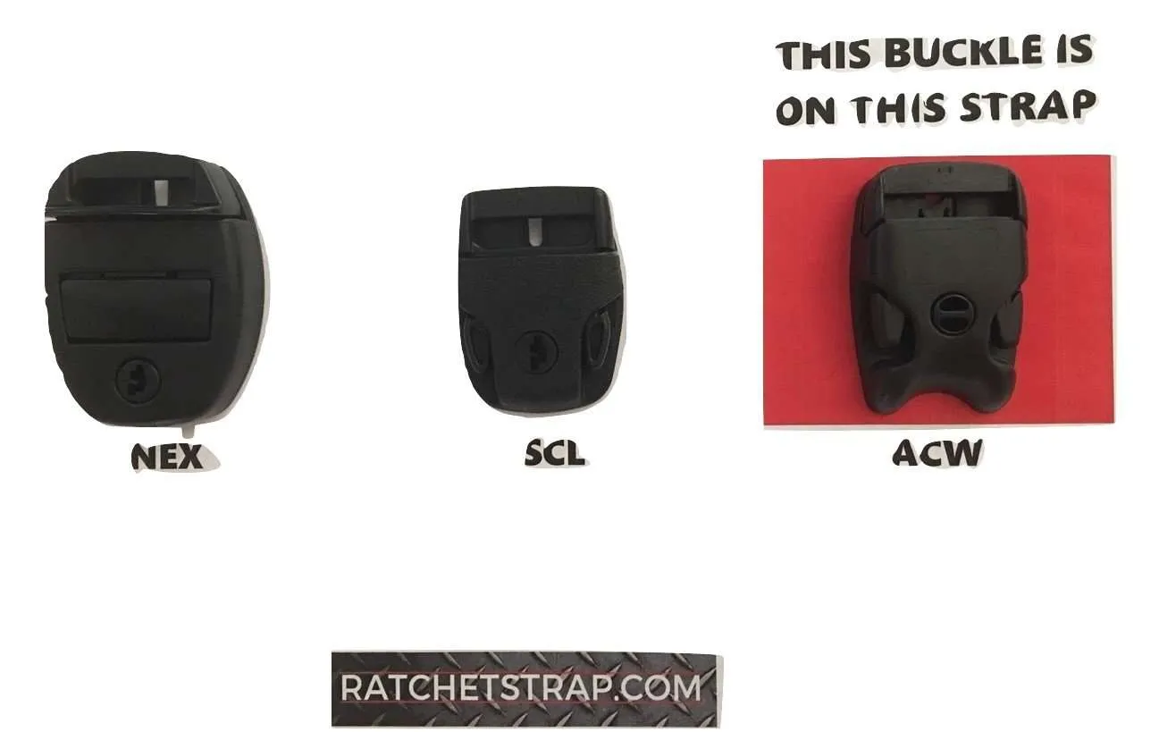 ACW SPA or Hot Tub Cover Locking Plastic Buckle Replacement Kit | 6 PACK