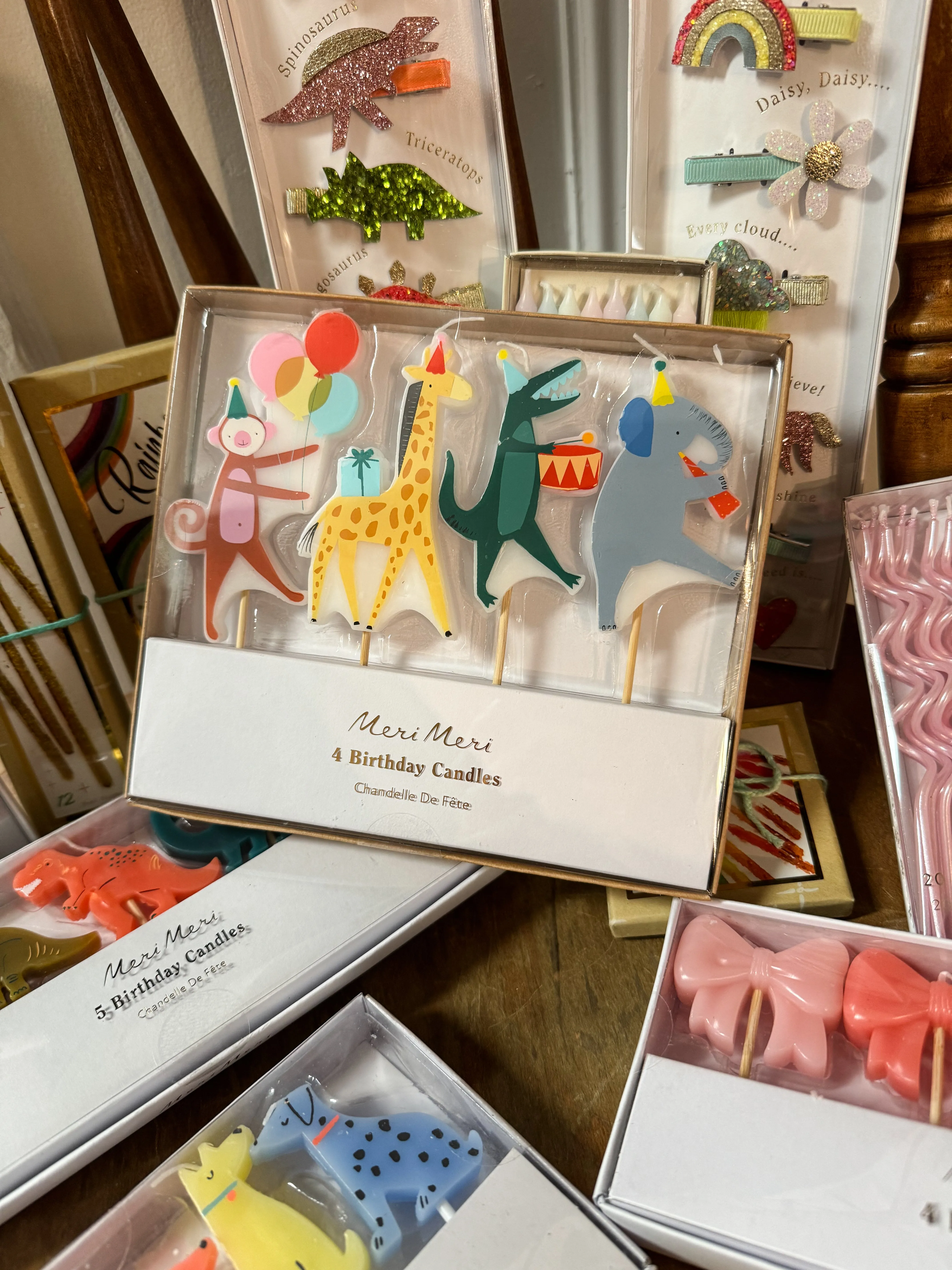 Animal Parade Candles (x 4)