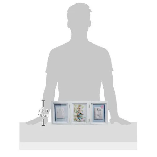 Babyprints Desk Frame Triple - White
