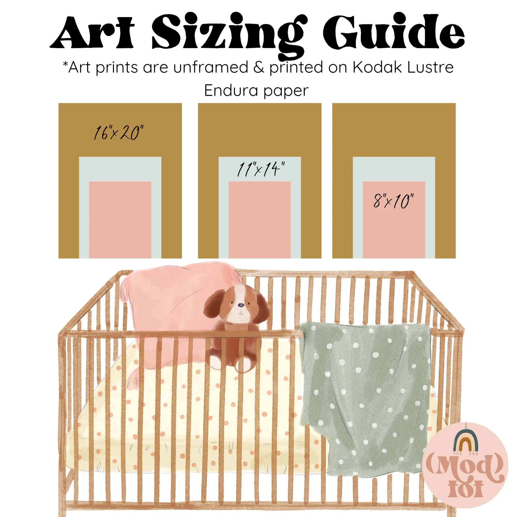 Boho Surfer Nursery Starter Crib Bedding Set