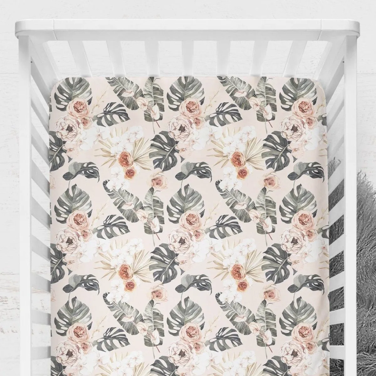 Boho Tropics Nursery Starter Crib Bedding Set