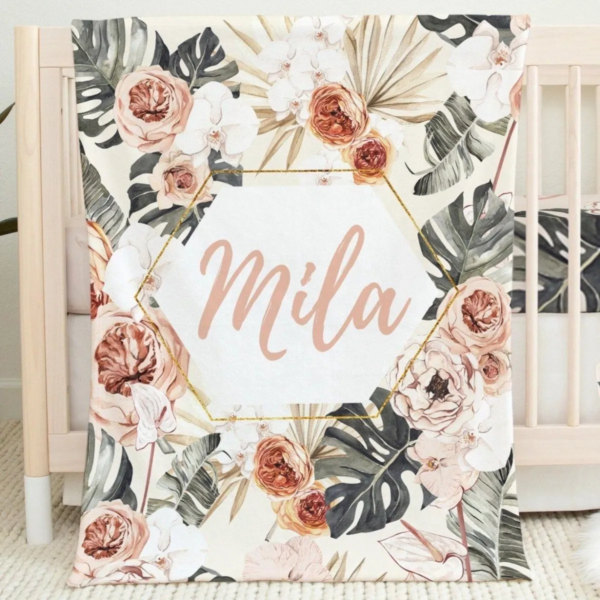 Boho Tropics Nursery Starter Crib Bedding Set