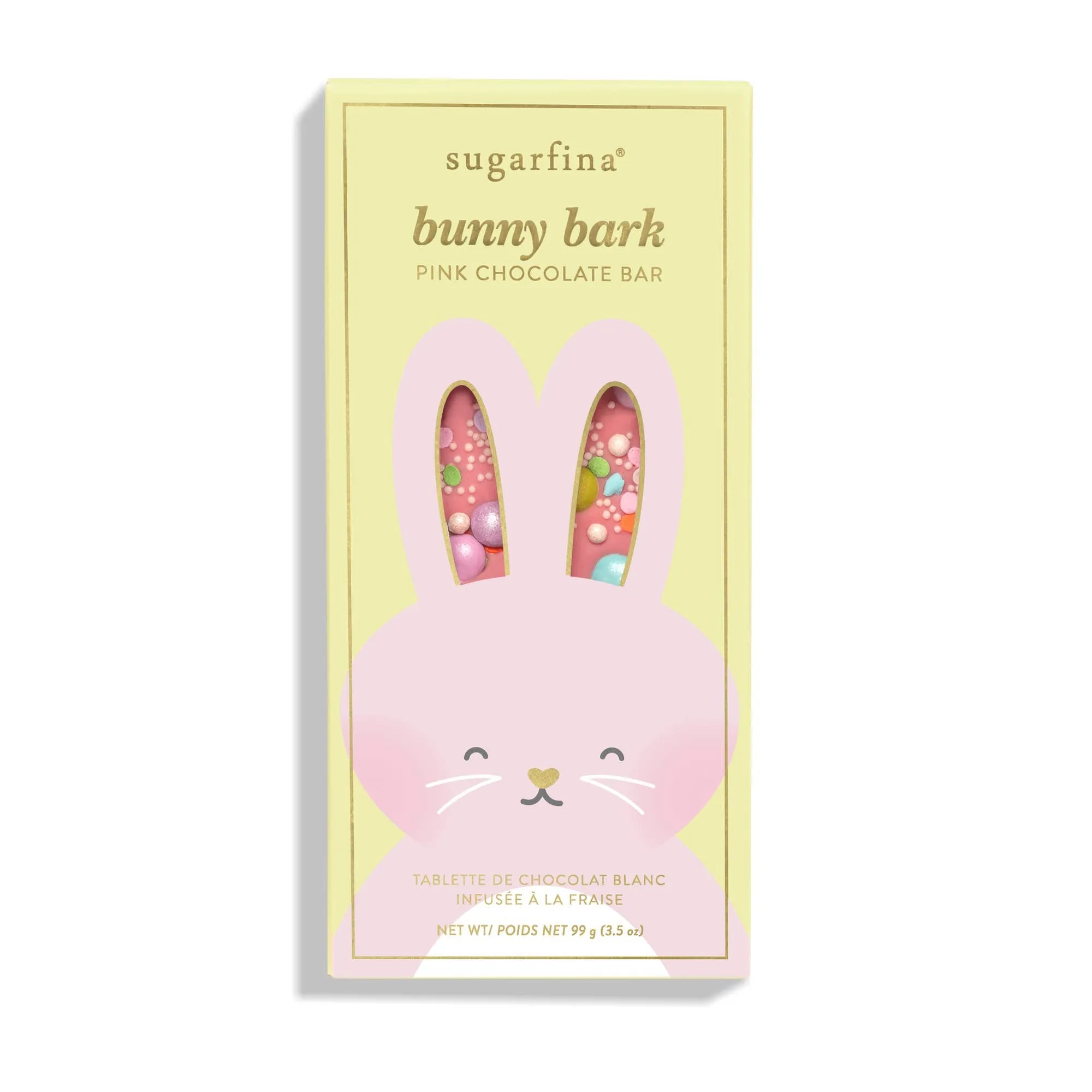 Bunny Bark Pink Chocolate Bar