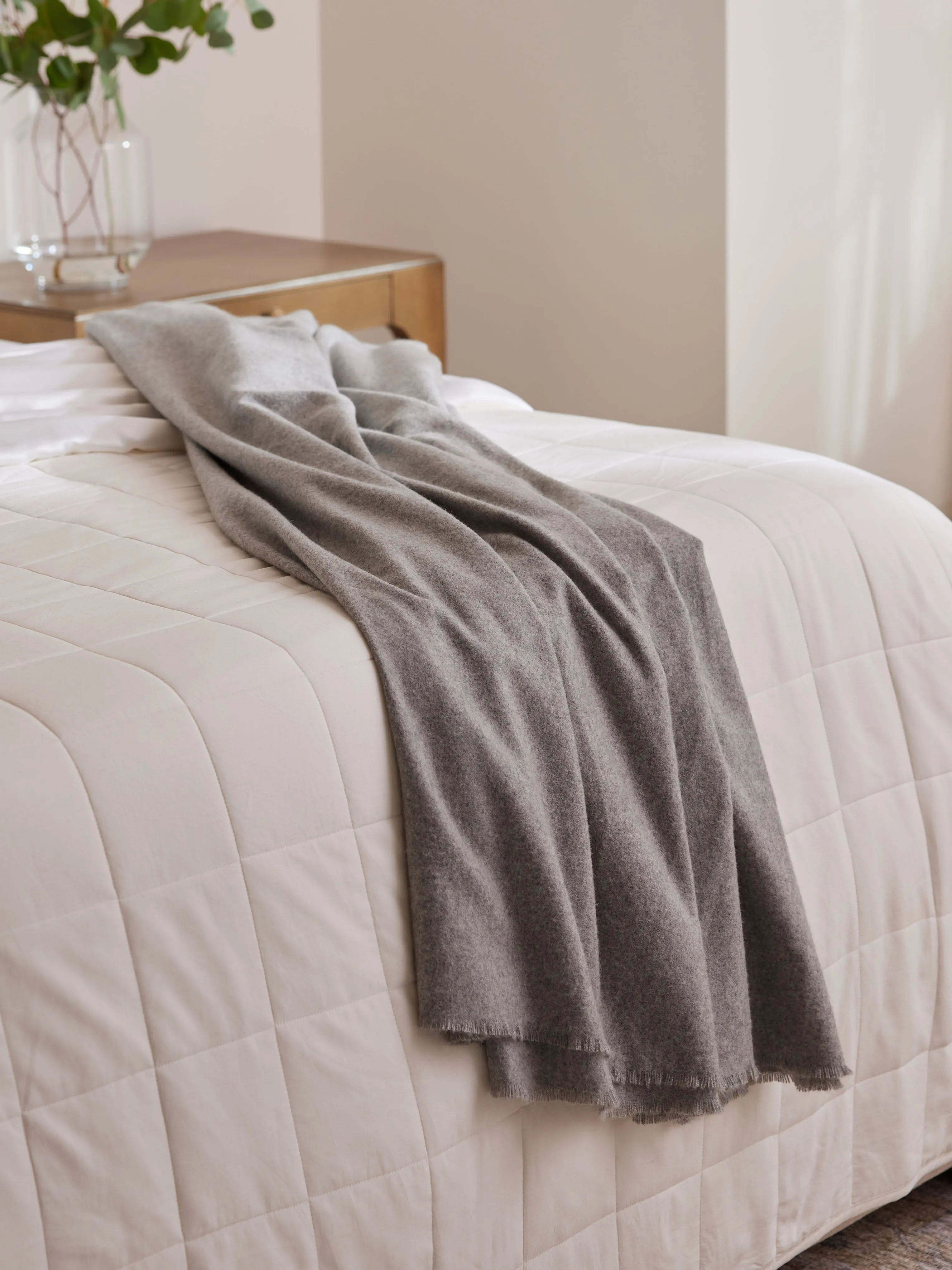 Cashmere Fringe Blanket