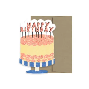 Happy Birthday Cake Card