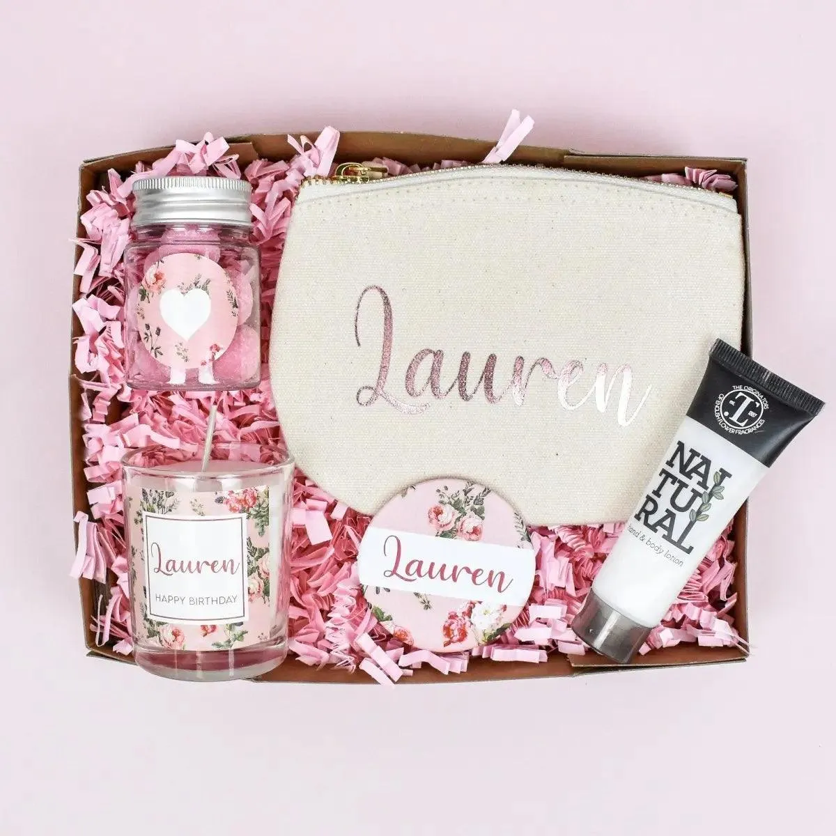 Happy Birthday Gift Box Filled, Rose Gold Best Friend Gift Box, Beauty Filled Gift Boxes, Spa Kits Box, Happy Birthday Gift, Boxed Gifts,