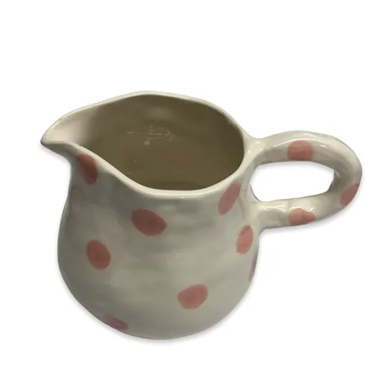 Large Jug with Pink Dots