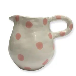Large Jug with Pink Dots