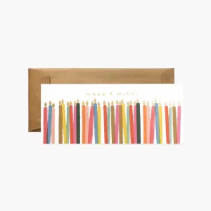 Make A Wish Candles Card