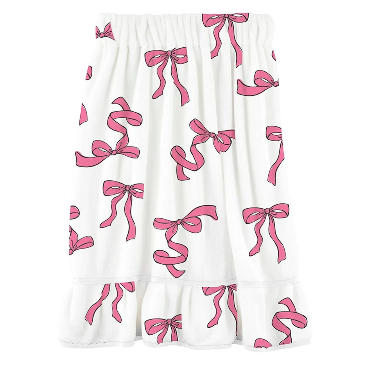 Pink Bow Spa Wrap