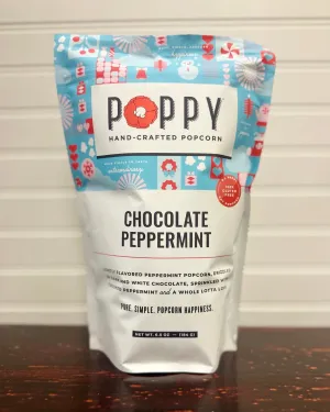 Poppy Chocolate Peppermint Popcorn