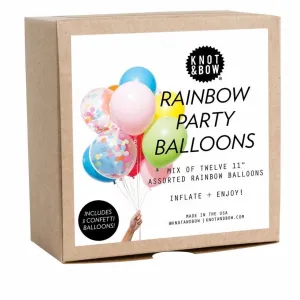 Rainbow Party Balloons