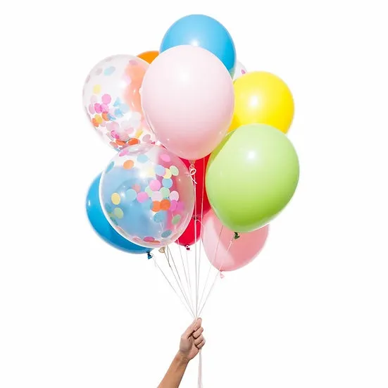 Rainbow Party Balloons