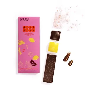 Rose Salt   Lemon Chocolate Bar
