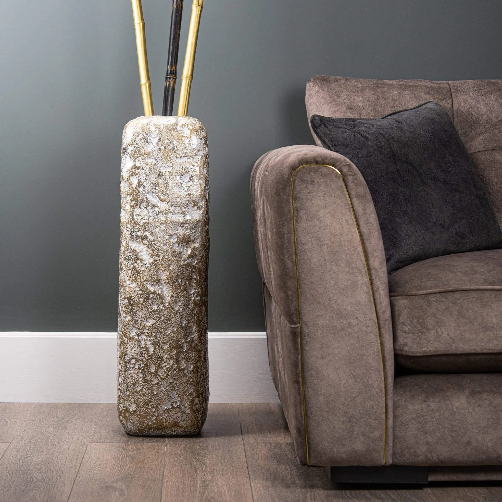 Small Square Champagne Vase - 80cm