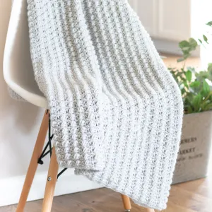 Textured Blanket PDF Crochet Pattern in Eight Sizes - Digital Download