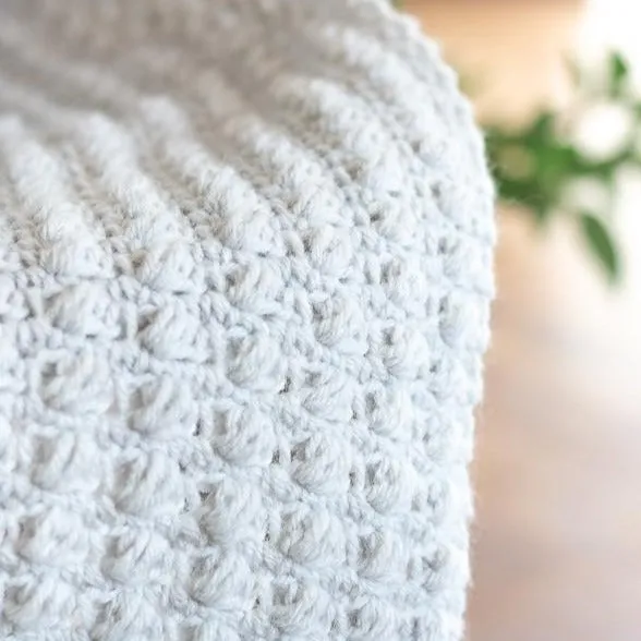 Textured Blanket PDF Crochet Pattern in Eight Sizes - Digital Download